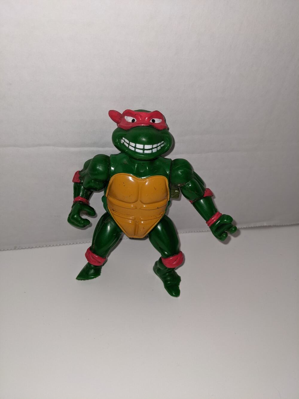 1989 TMNT Teenage Mutant Ninja Turtle Ninja Warrior Raphael Action Figure